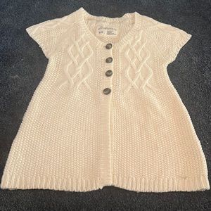 Aéropostale cream sweater shirt size: M